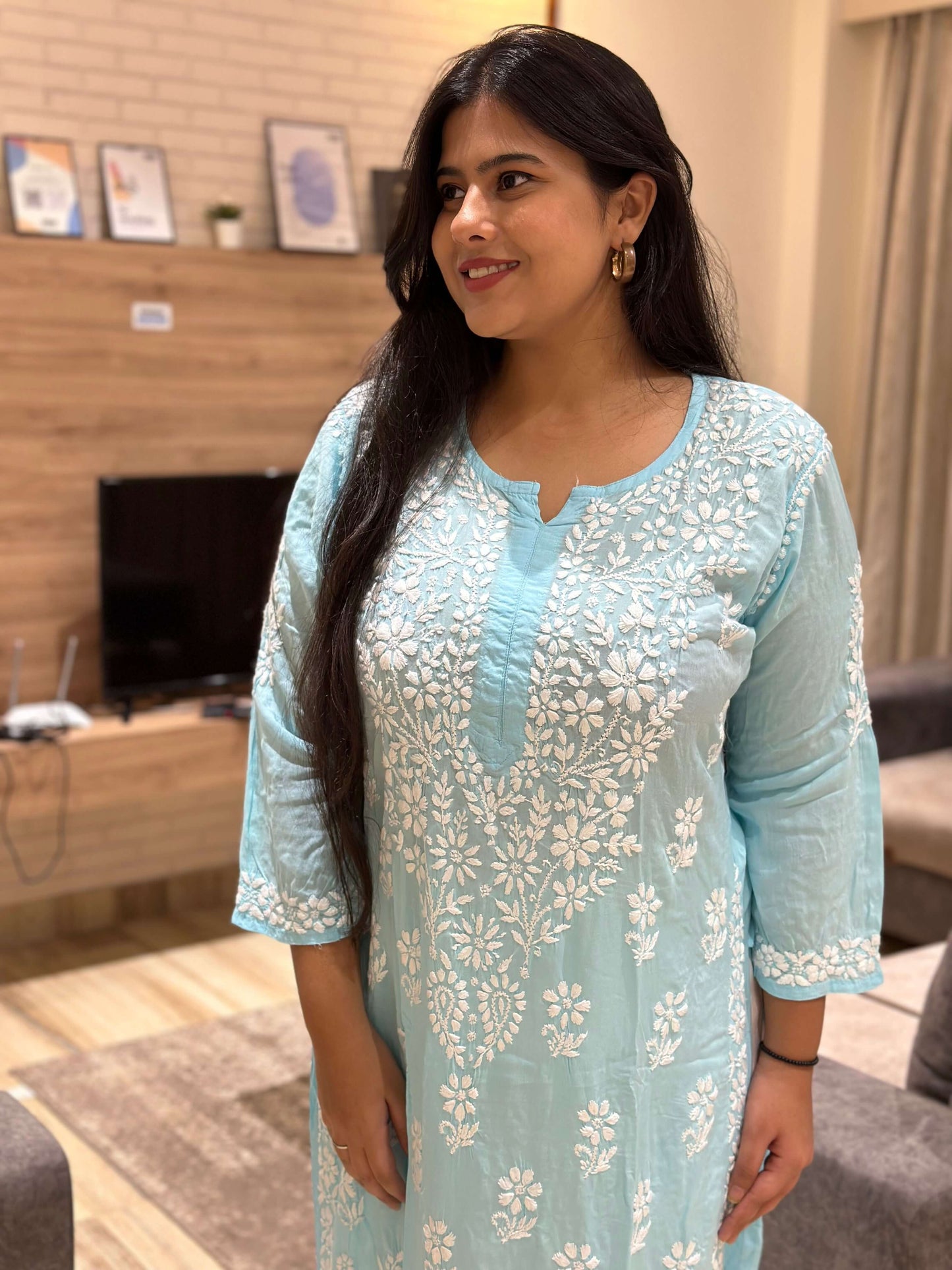 Aaliya Long Modal Kurta