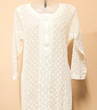 Biba Georgette Straight Kurti