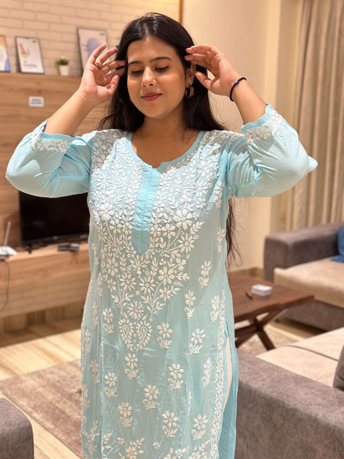 Aaliya Long Modal Kurta