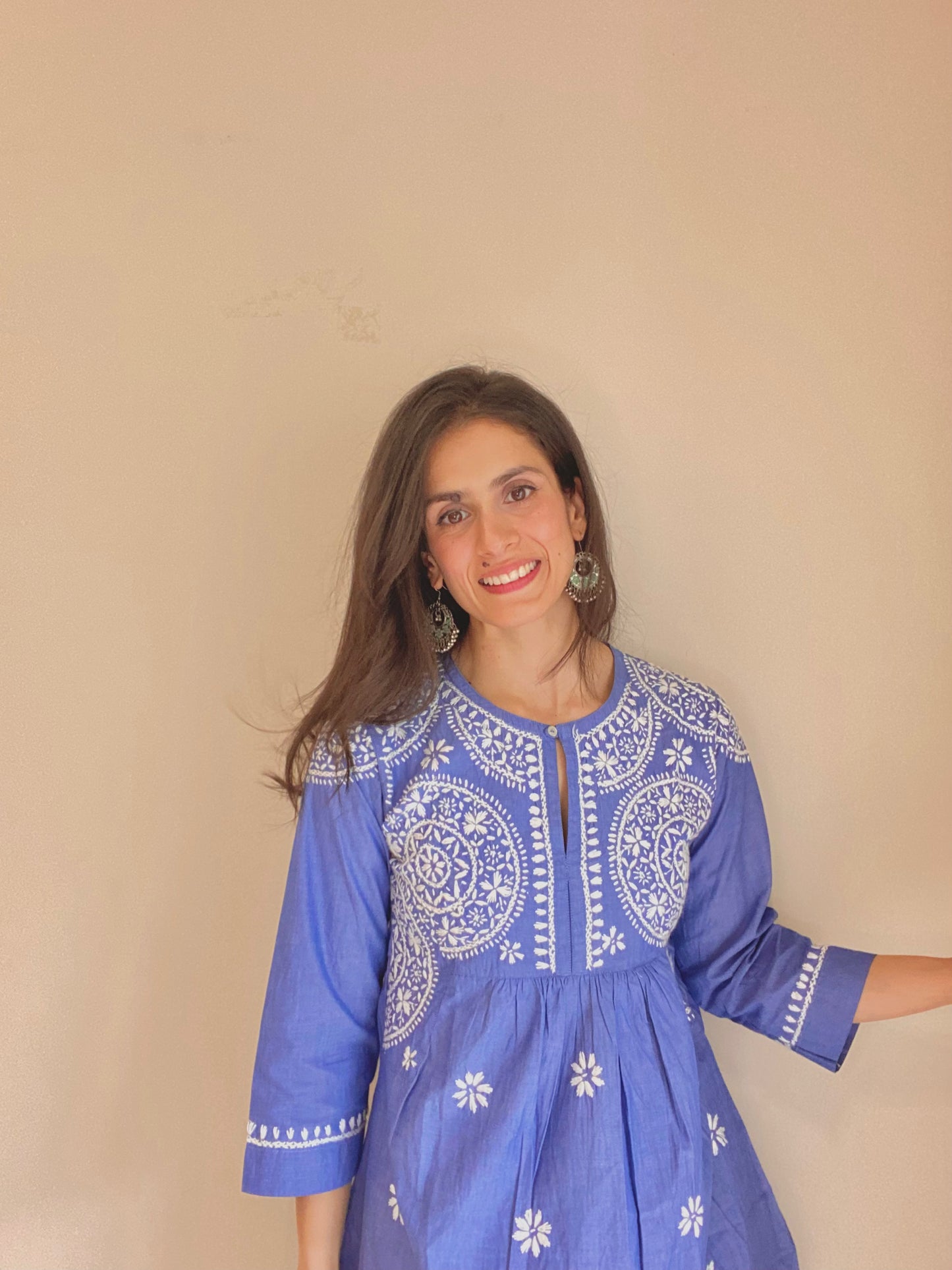 Nazm Cotton Kurti and Plazo Set