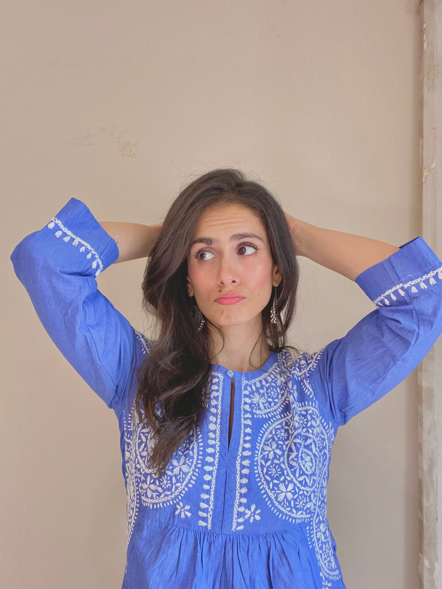 Nazm Cotton Kurti and Plazo Set