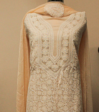 Urshia Cotton Unstitched Three Piece Suit Set