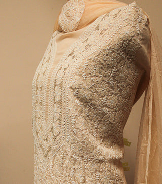 Urshia Cotton Unstitched Three Piece Suit Set