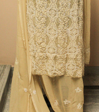 Mani Georgette Three Piece Suit Set