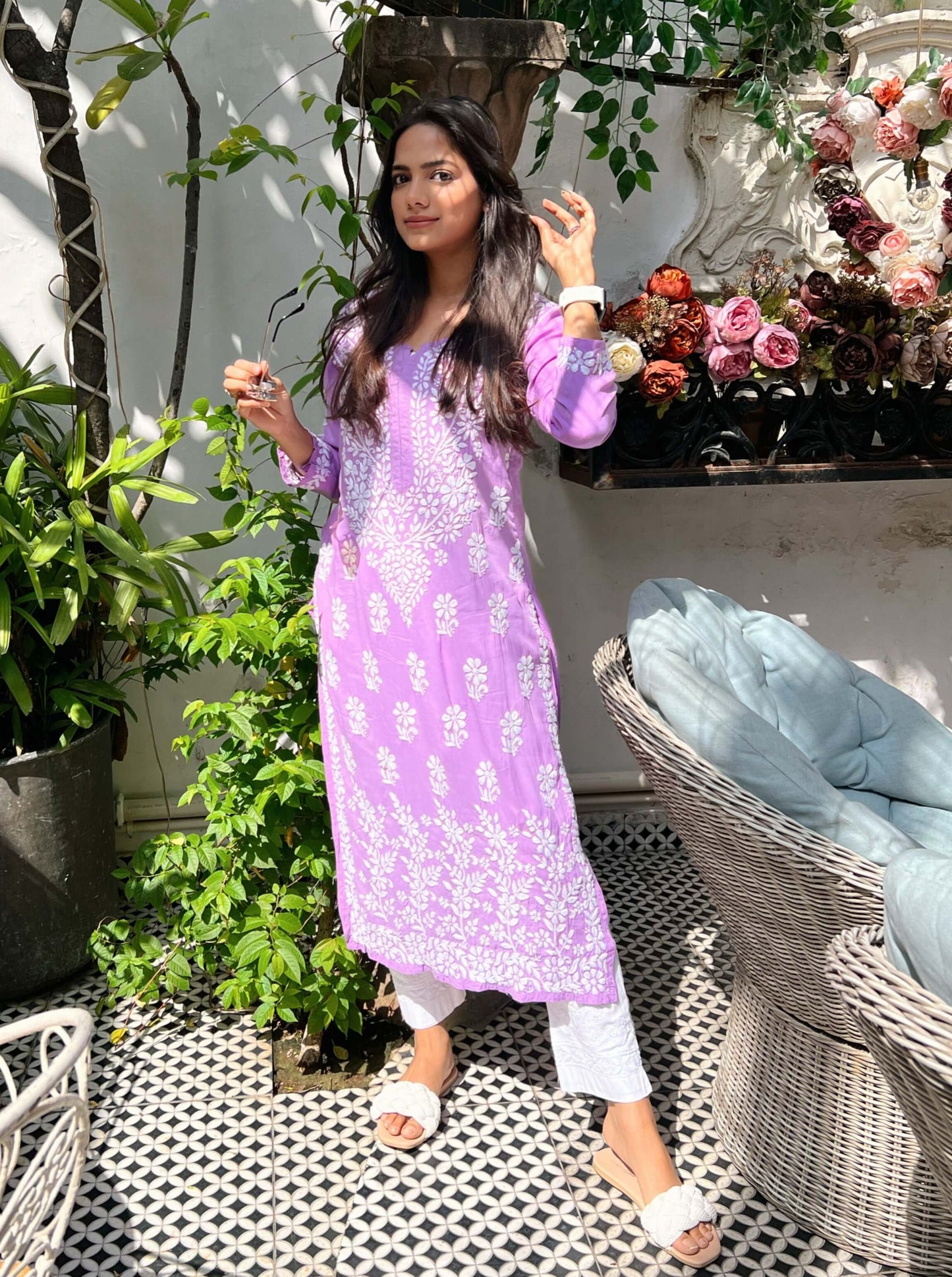 Aaliya Long Modal Kurta