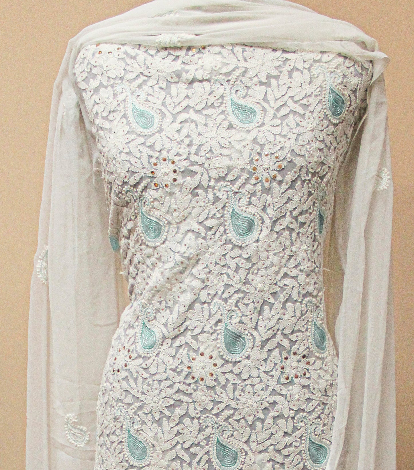 Munira Georgette Three Piece Suit Set