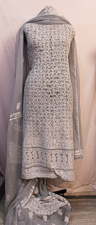 Nida Georgette Three Piece Suit Set