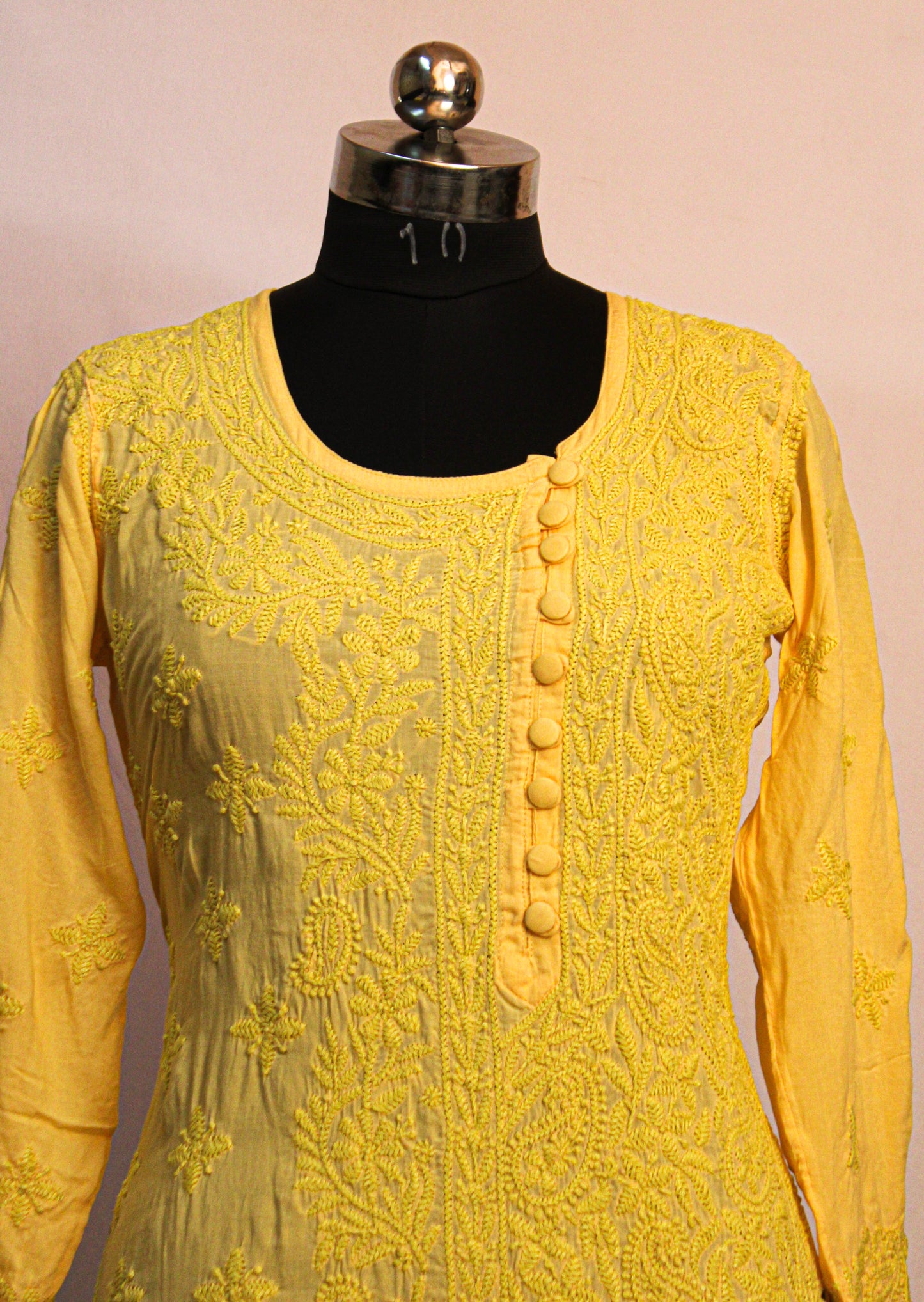 Noorsa Cotton Kurti with Side Button