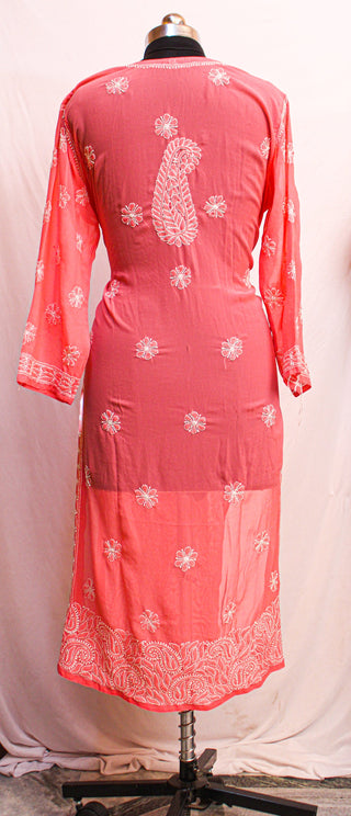 Nida Straight Georgette Kurti