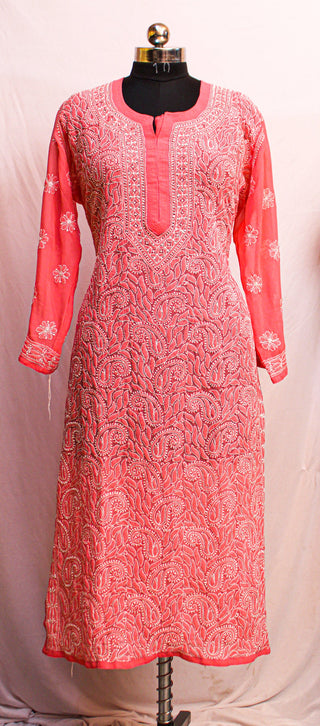 Nida Straight Georgette Kurti