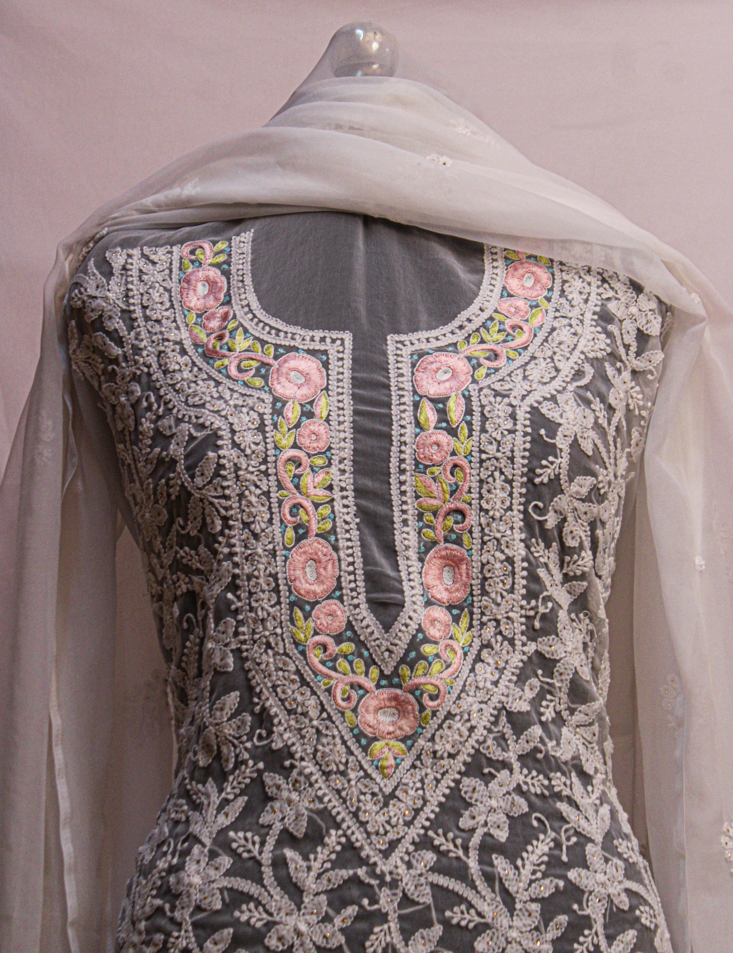 Noor Georgette Three Piece Suit Set