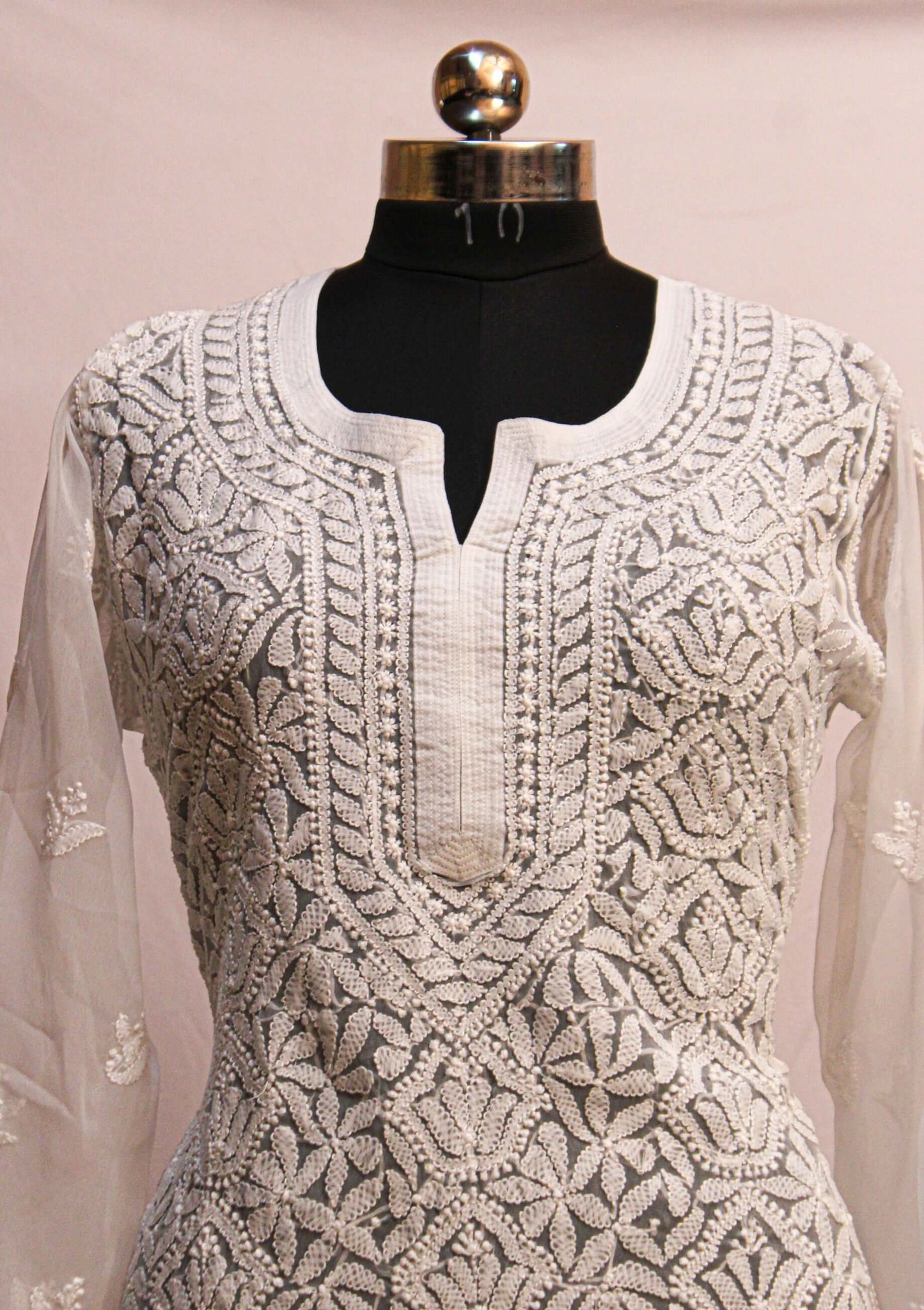 Heena Straight Georgette Kurti