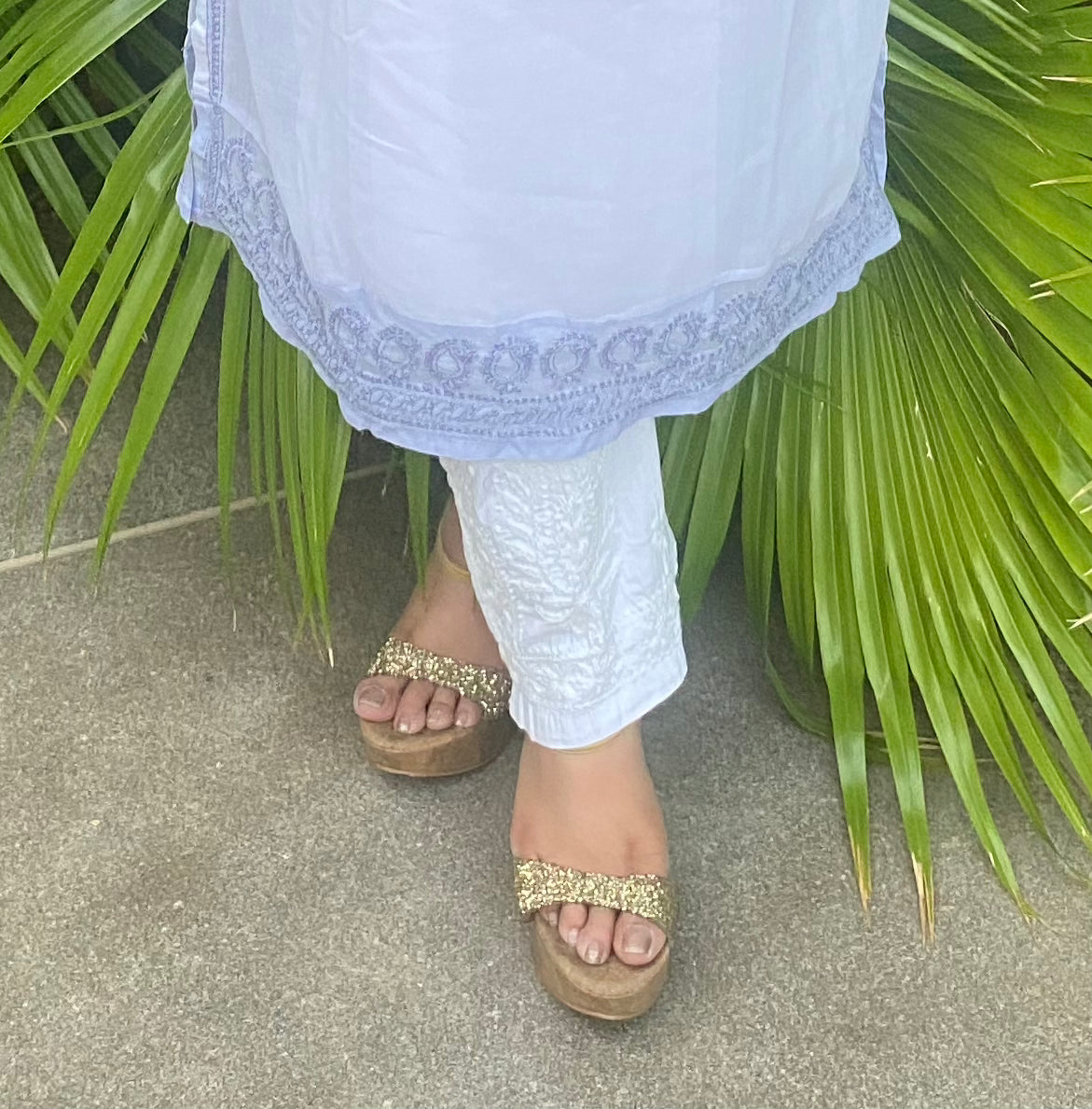 Salma Cotton Straight Pants