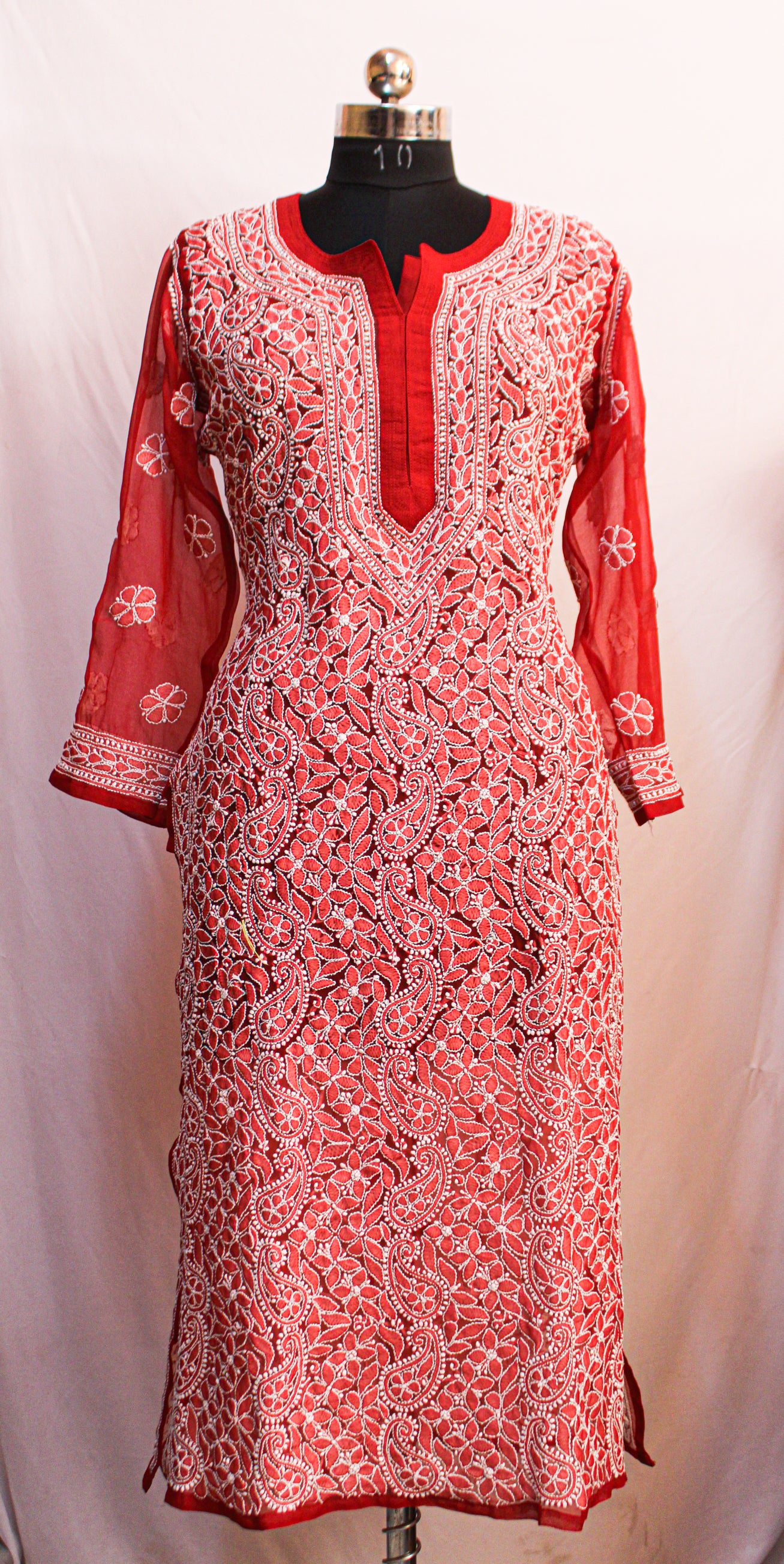 Nida Straight Georgette Kurti