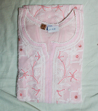 Nargis Long Georgette Kurti