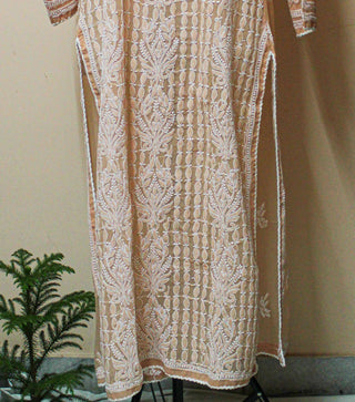 Haniya Straight Chikankari Kurti