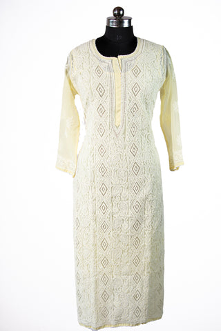Reyah Straight Georgette Kurti