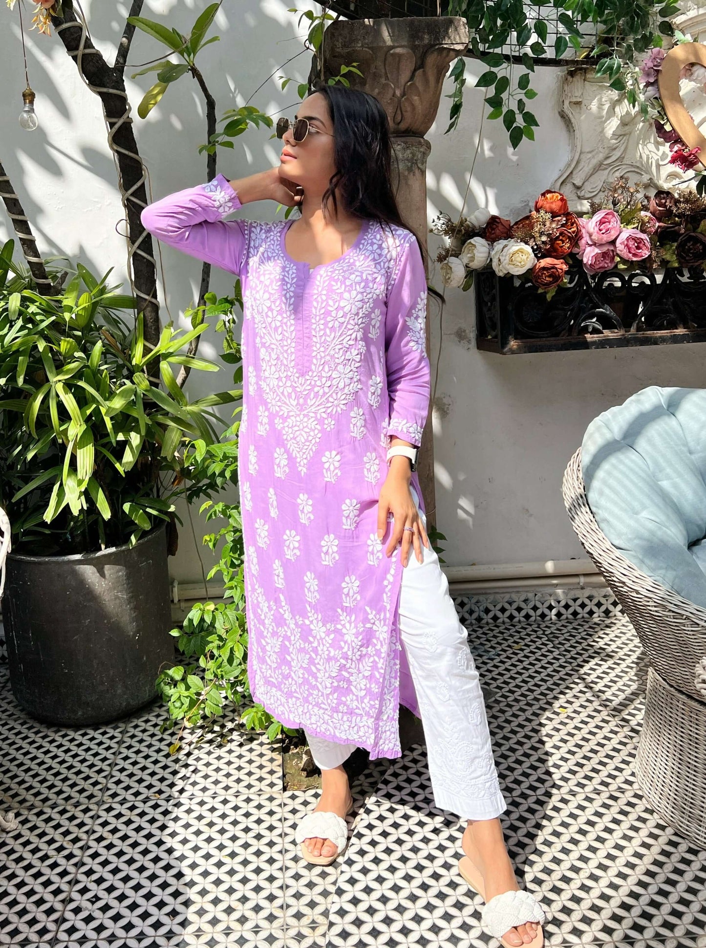 Aaliya Long Modal Kurta