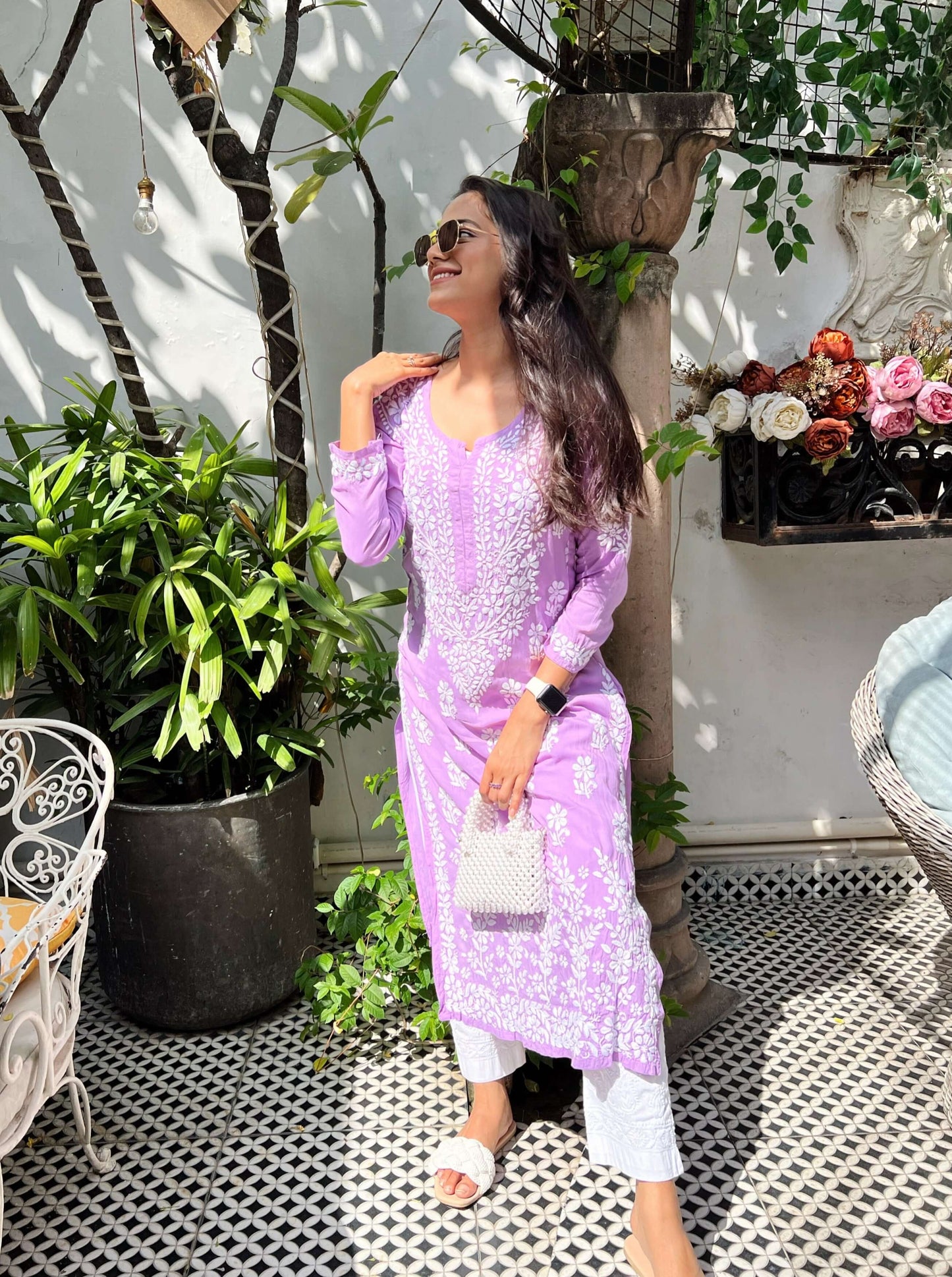 Aaliya Long Modal Kurta