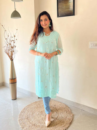 Aamnah Georgette A-Line Gown