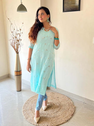 Aamnah Georgette A-Line Gown