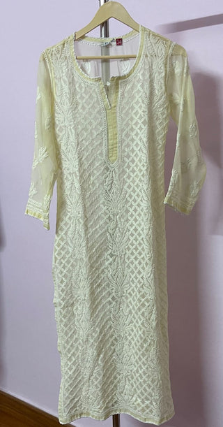 Haniya Straight Chikankari Kurti