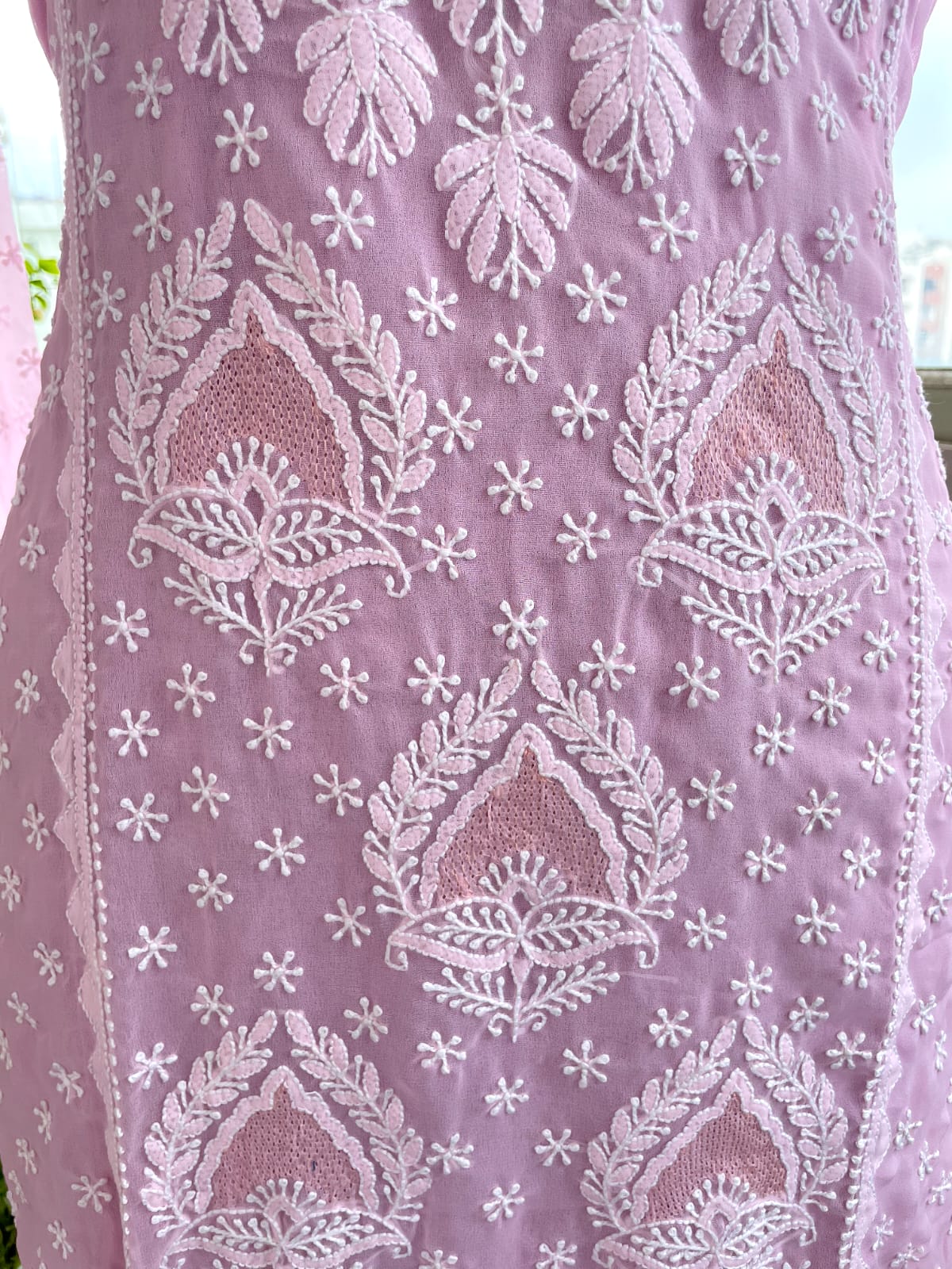 Shiza Straight Georgette Kurti
