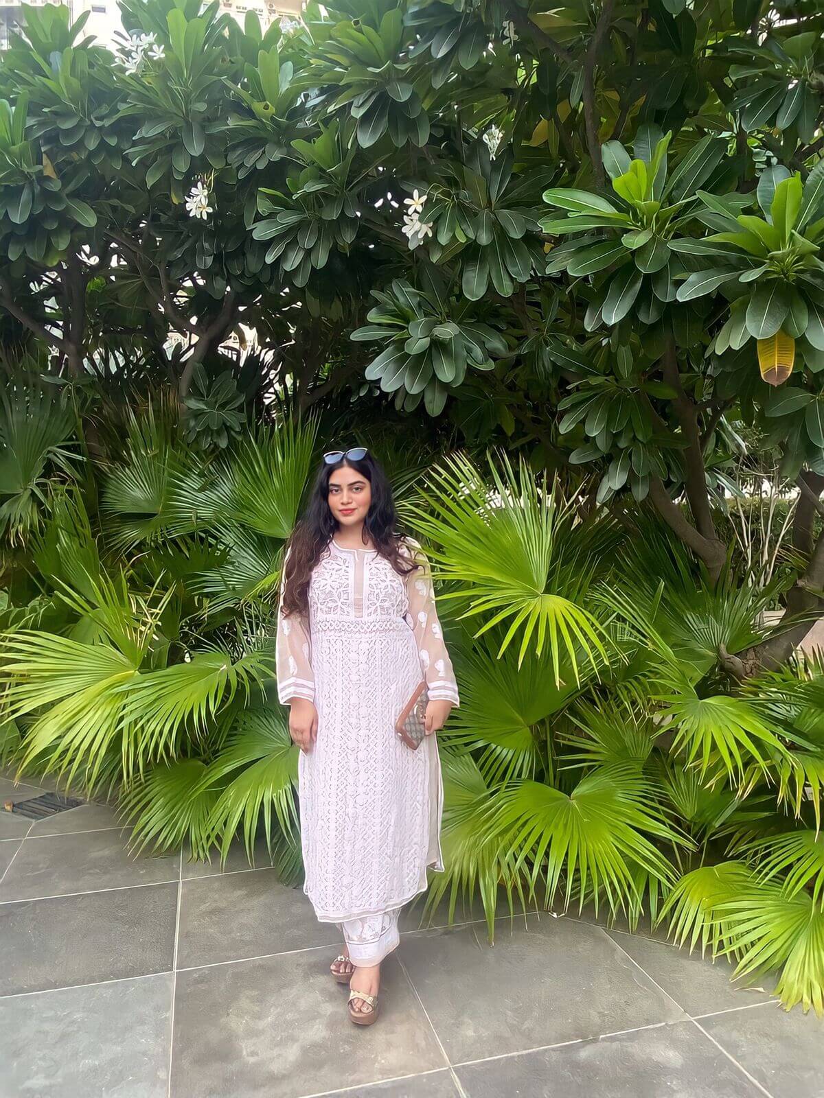 Haalia Georgette Straight Kurta Set