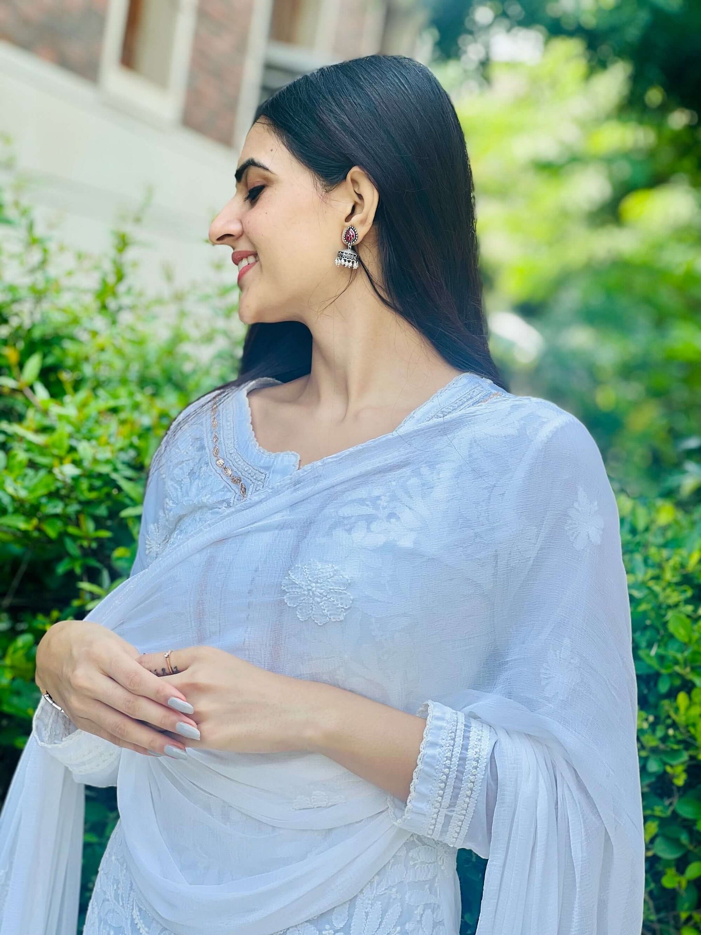 Dua Cotton Gota Patti Kurti