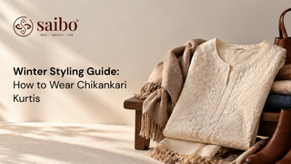 Winter Styling Guide: How to Wear Chikankari Kurtis