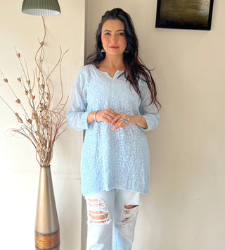 Ulfat Viscose Short Kurta