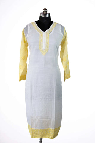 Gulnaz Cotton Chikan Kurti