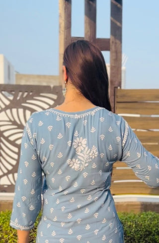Tahira Rayon Printed Kurti