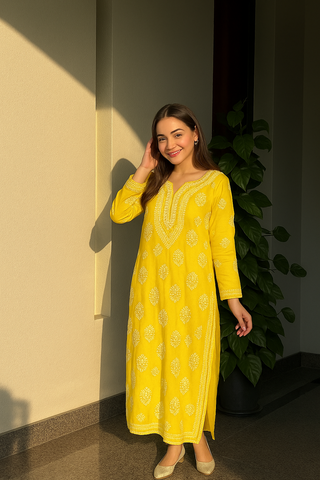 Mehroo Designer Chikankari Kurta