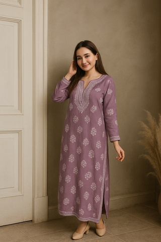 Mehroo Designer Chikankari Kurta