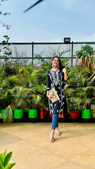 Soha Modal Kalidar Long Kurti