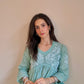 Shahi Mulmul Cotton Chikankari Kurta and Pant Set