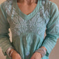 Shahi Mulmul Cotton Chikankari Kurta and Pant Set