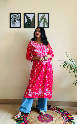 Tahira Rayon Printed Kurti