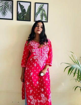 Tahira Rayon Printed Kurti