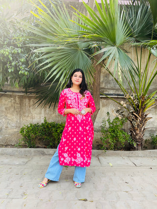 Tahira Rayon Printed Kurti