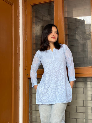 Ulfat Viscose Short Kurta