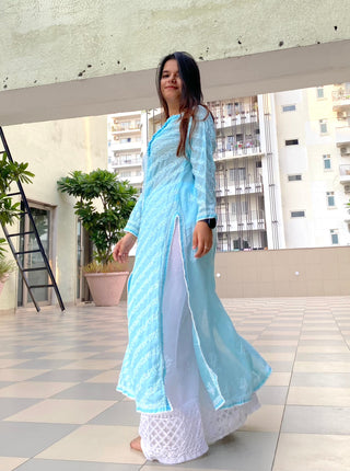 Hina Cotton Kurti With Side Buttons