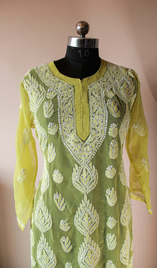 Eshal Straight Georgette kurti