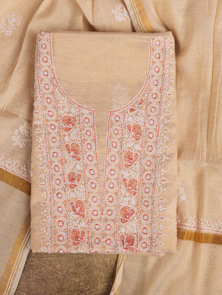 Rubab Tissue Kurta Set with Cut Glass Embroidery