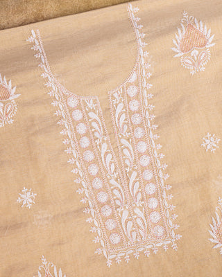 Rubab Tissue Kurta Set with Cut Glass Embroidery