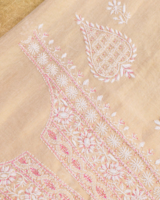 Rubab Tissue Kurta Set with Cut Glass Embroidery