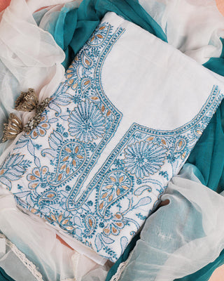 Lamia Cotton Gota Patti Suit Set