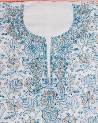Lamia Cotton Gota Patti Suit Set