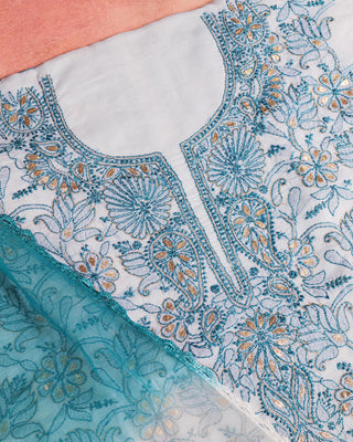 Lamia Cotton Gota Patti Suit Set